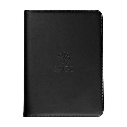 Manchester A4 Imitation Leather Zip Compendium - PrintaPromo