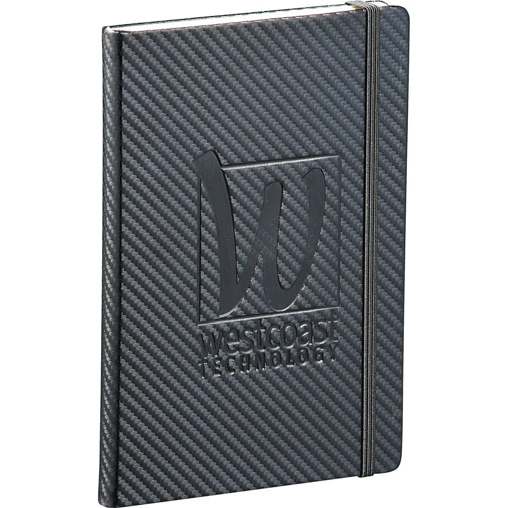 Ambassador Carbon Fibre 5 X 7 JournalBook - PrintaPromo