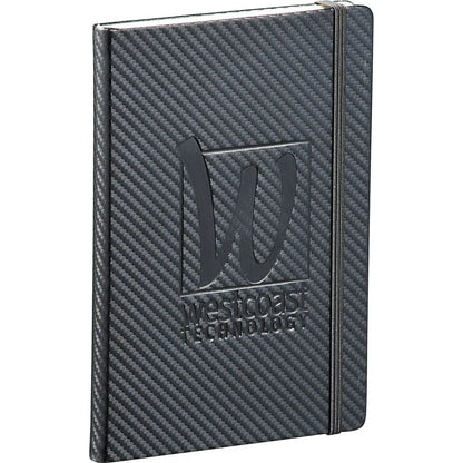 Ambassador Carbon Fibre 5 X 7 JournalBook - PrintaPromo