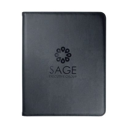The Associate A4 Imitation Leather Zip Compendium - PrintaPromo
