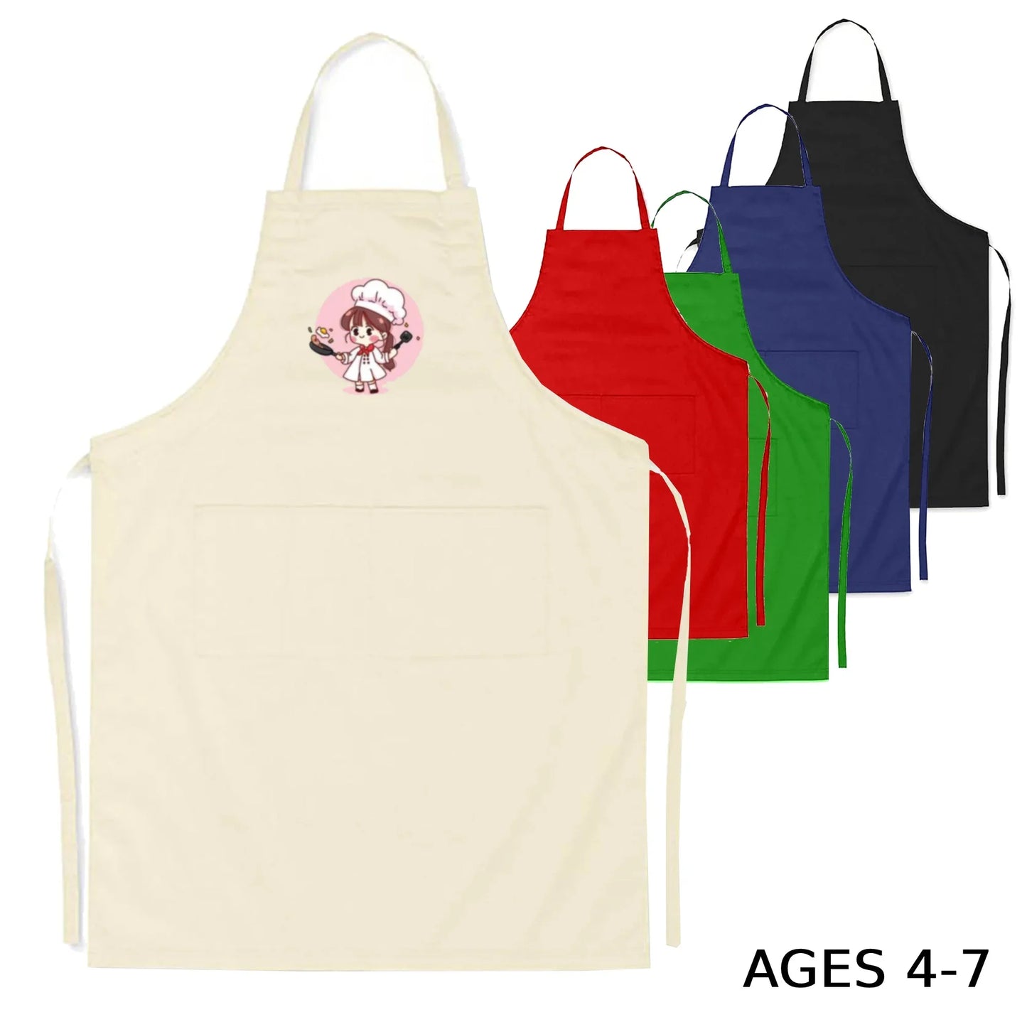 Junior Cotton Apron - Age 4-7 - PrintaPromo