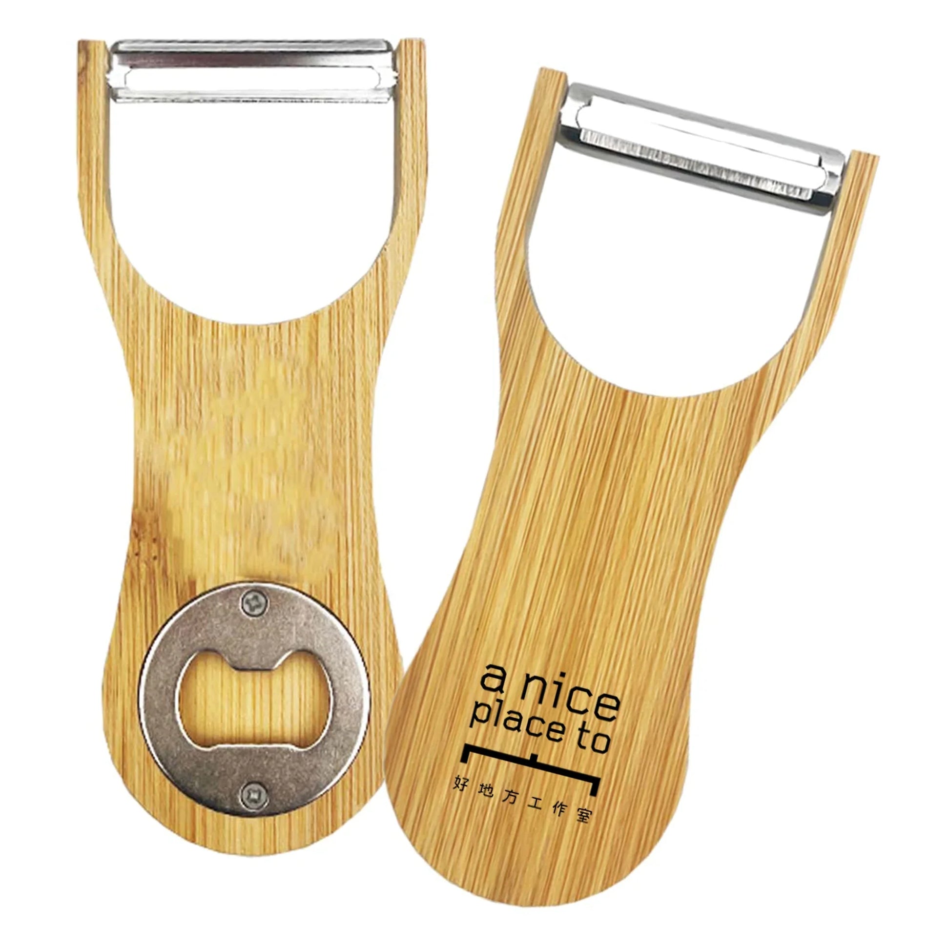 Orisha Bamboo Peeler Bottle Opener - PrintaPromo