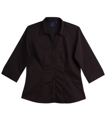 Ladies Teflon Executive 3/4 Sleeve Shirt BS07Q - PrintaPromo