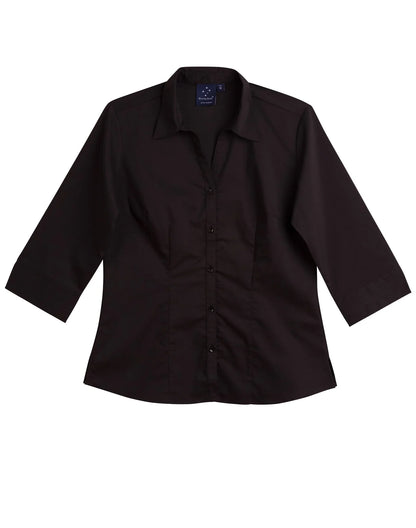 Ladies Teflon Executive 3/4 Sleeve Shirt BS07Q - PrintaPromo