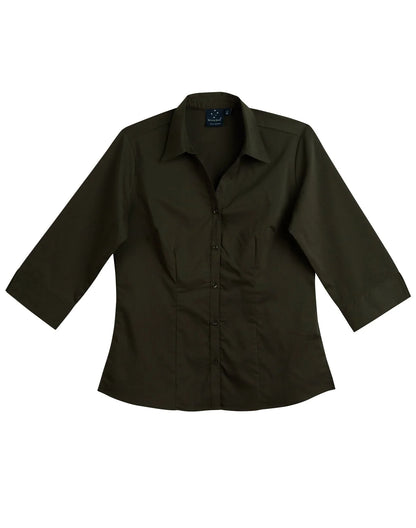 Ladies Teflon Executive 3/4 Sleeve Shirt BS07Q - PrintaPromo