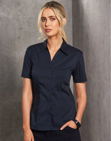 Ladies Teflon Executive Short Sleeve Shirt BS07S - PrintaPromo