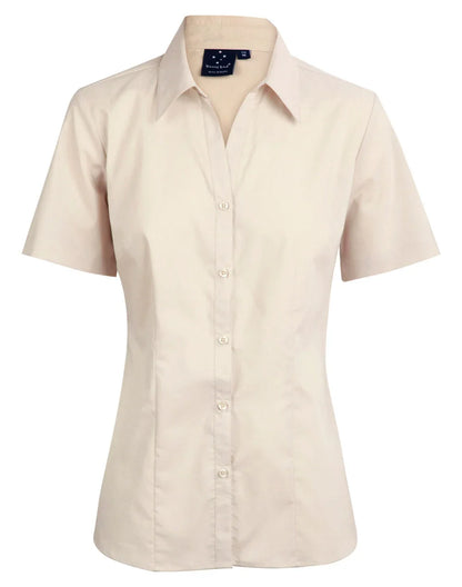 Ladies Teflon Executive Short Sleeve Shirt BS07S - PrintaPromo