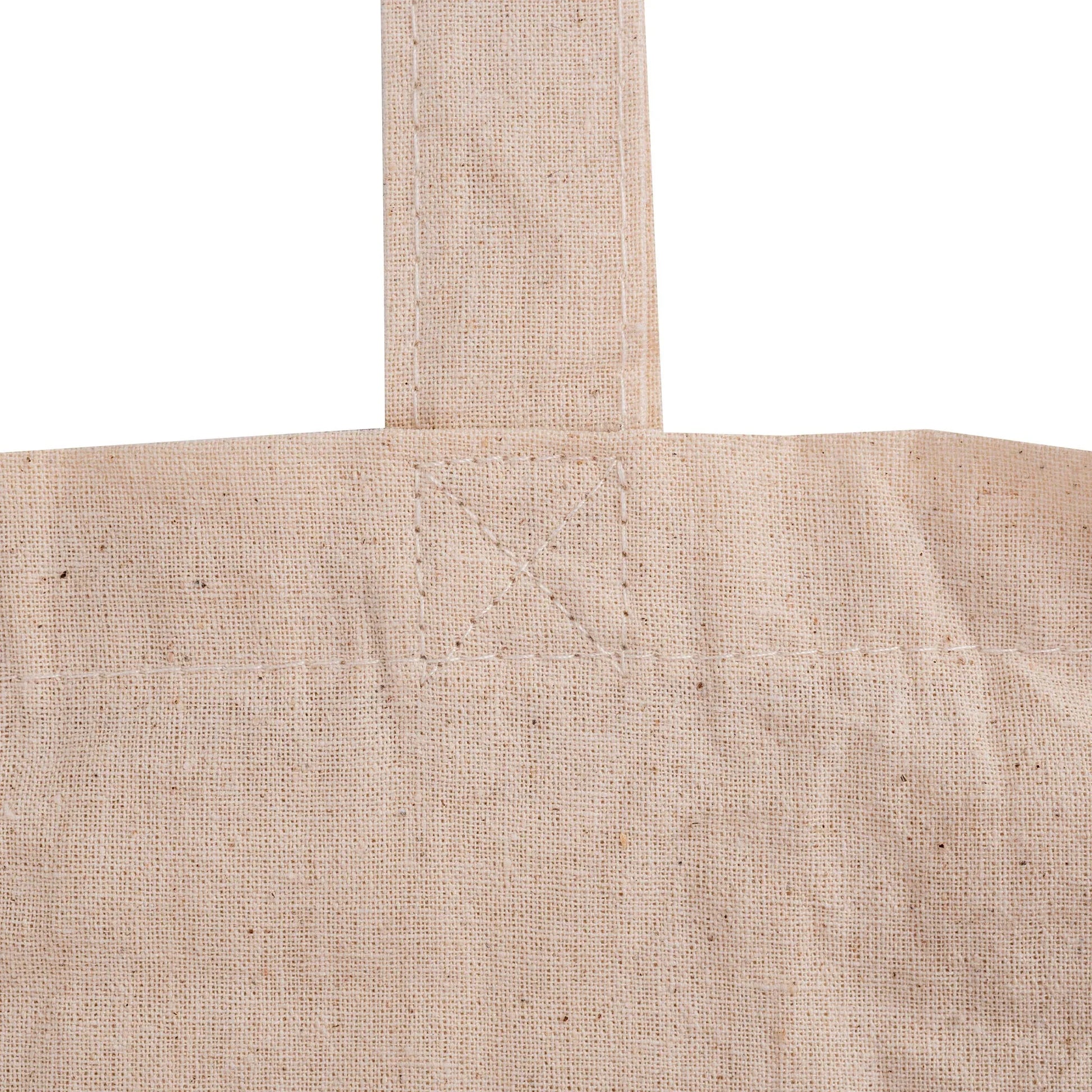 Long Handle Calico Shopper - PrintaPromo