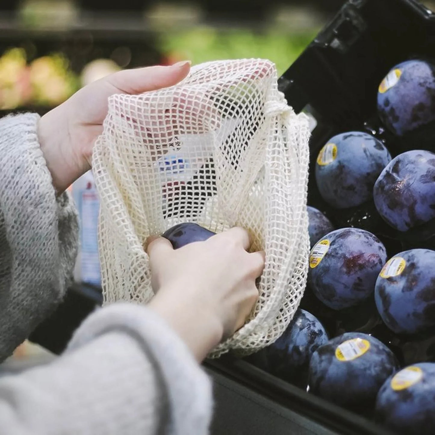 Cuban Cotton Mesh Produce Bag - PrintaPromo