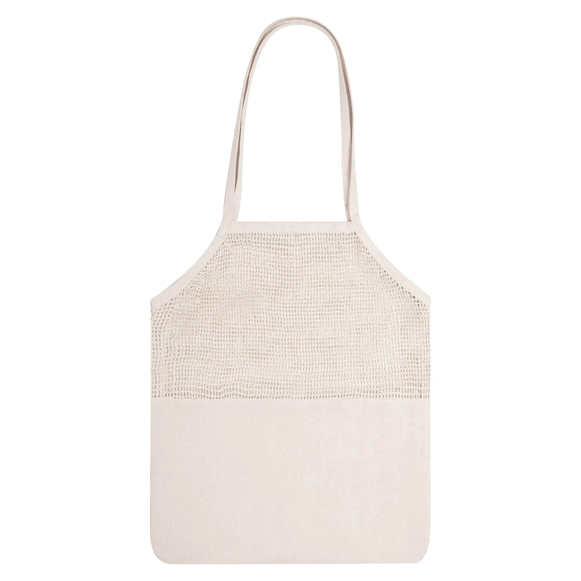 Jamaica Mesh Calico Tote Bag - PrintaPromo