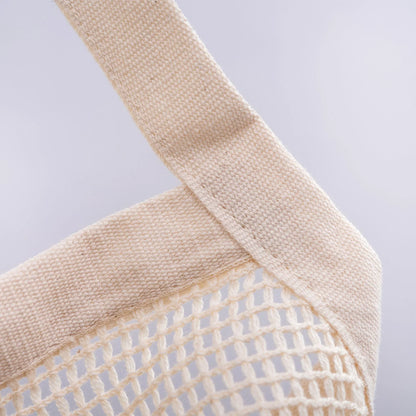 Jamaica Mesh Calico Tote Bag - PrintaPromo