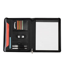 Cutter & Buck Nappa Leather A4 Zippered Compendium - PrintaPromo