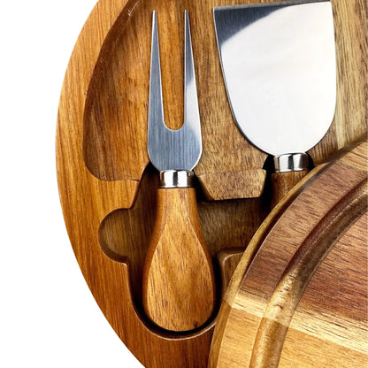 Exquisite Cheeseboard and Knife Set - PrintaPromo
