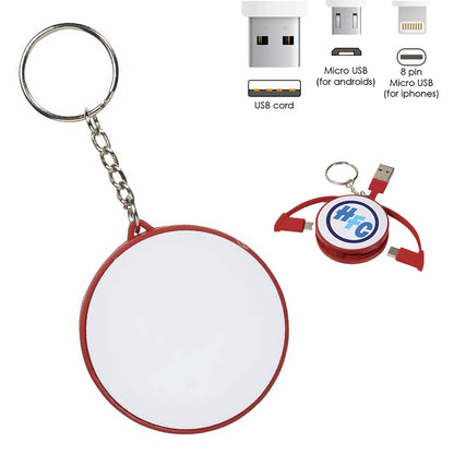 Charging Cable Key Ring - PrintaPromo