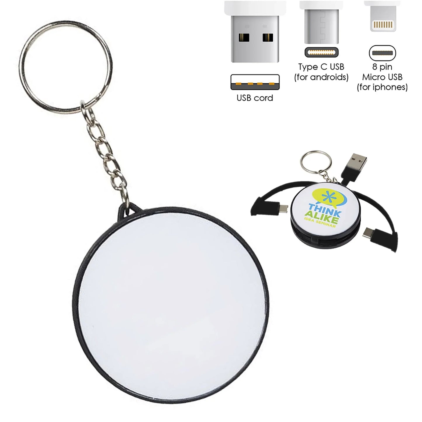 Charging Cable Key Ring - PrintaPromo
