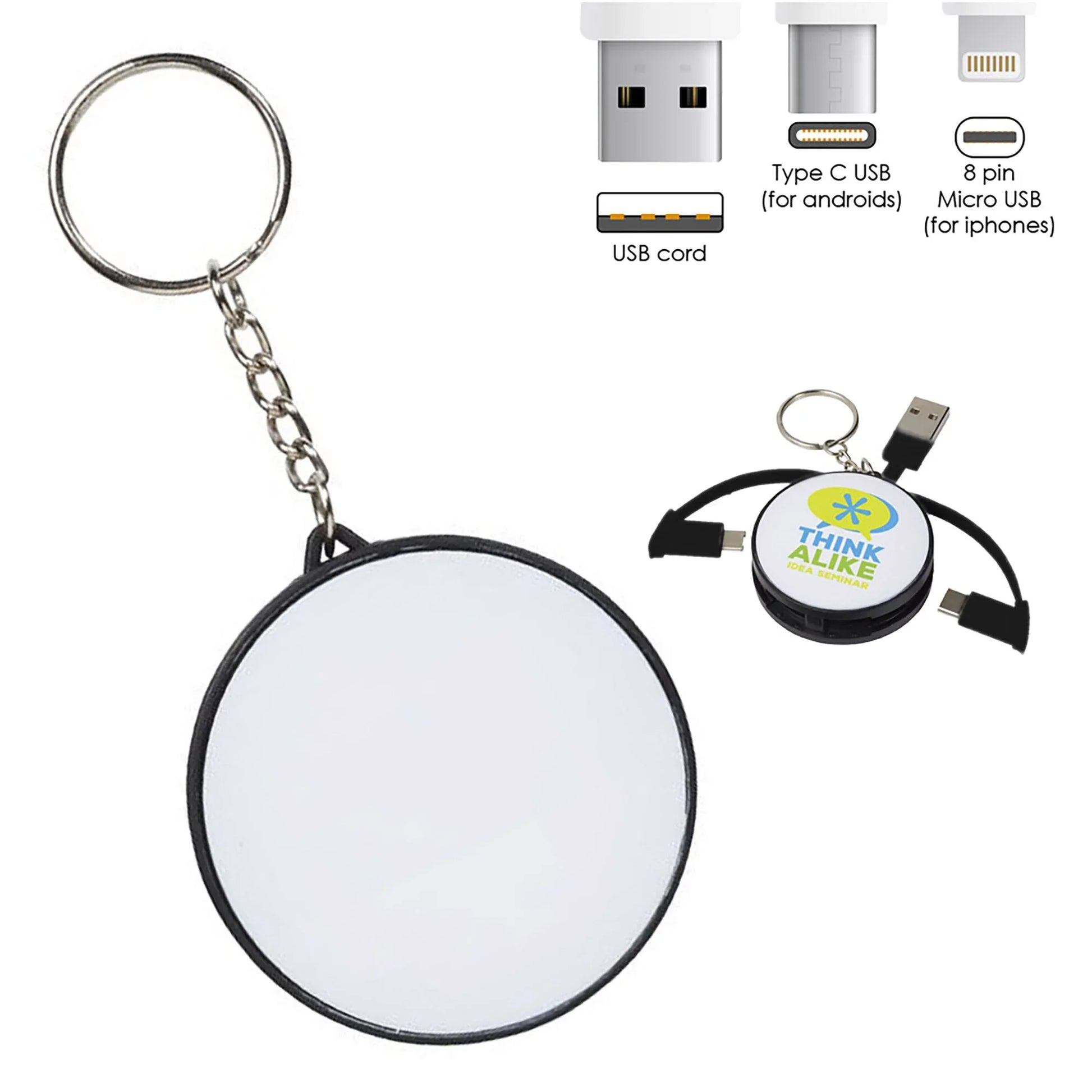 Charging Cable Key Ring - PrintaPromo
