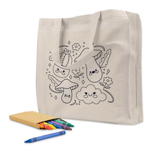 Colouring Calico Bag with Gusset - PrintaPromo