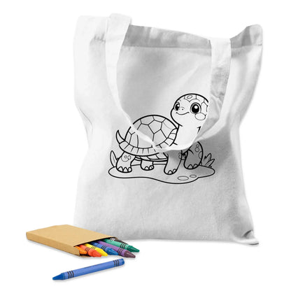 Colouring White Calico Bag No Gusset - PrintaPromo