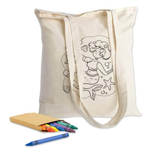 Colouring Long Handle Calico Shopper - PrintaPromo