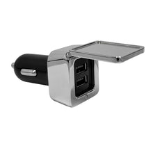Dual Square Metal Car Charger - PrintaPromo
