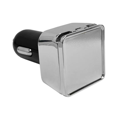 Dual Square Metal Car Charger - PrintaPromo