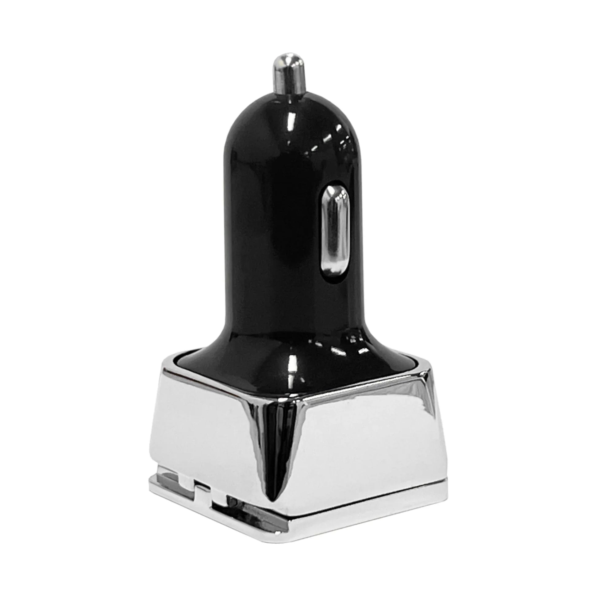 Dual Square Metal Car Charger - PrintaPromo