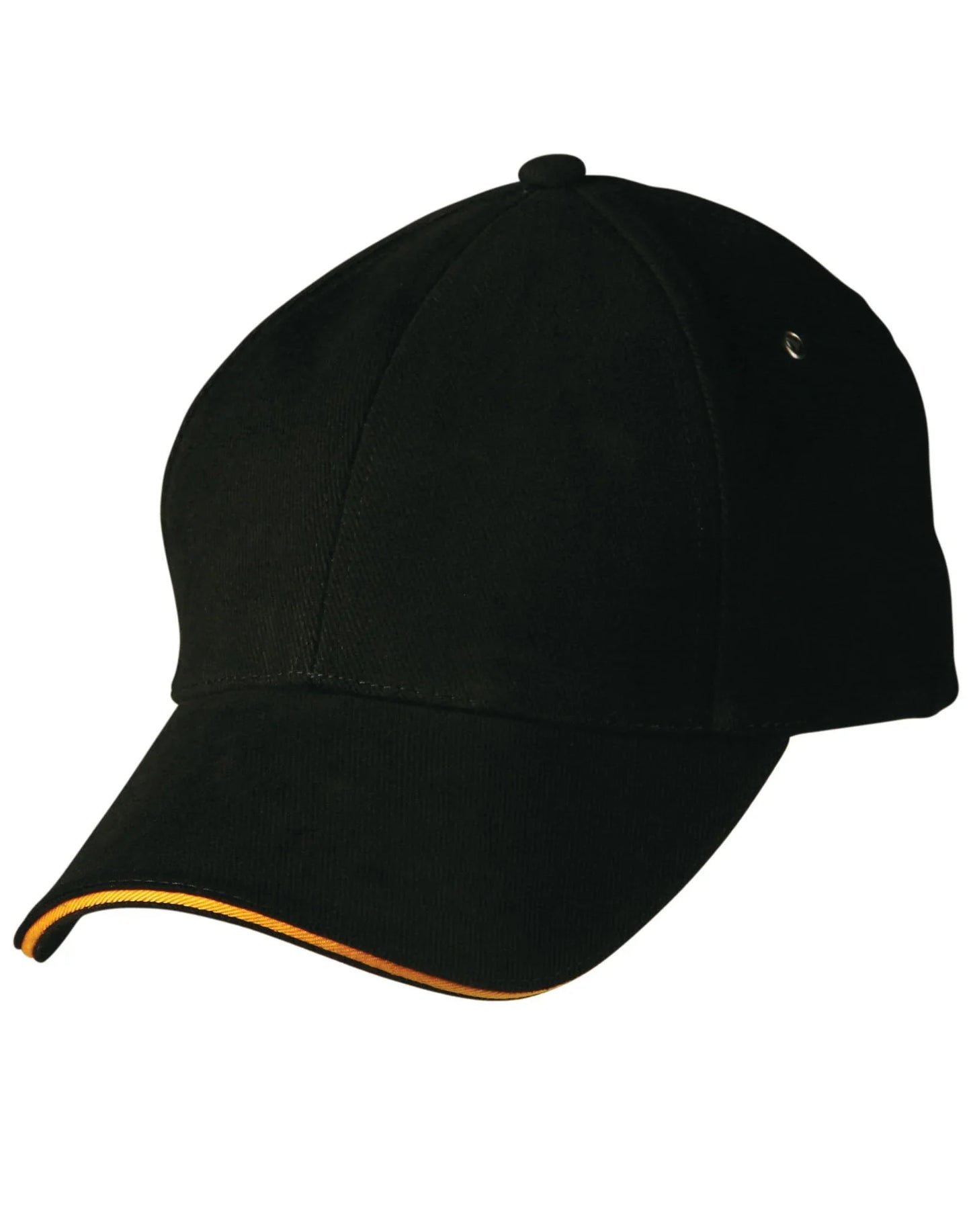Heavy Brushed Cotton Structured Cap with Sandwich Peak CH18 - PrintaPromo