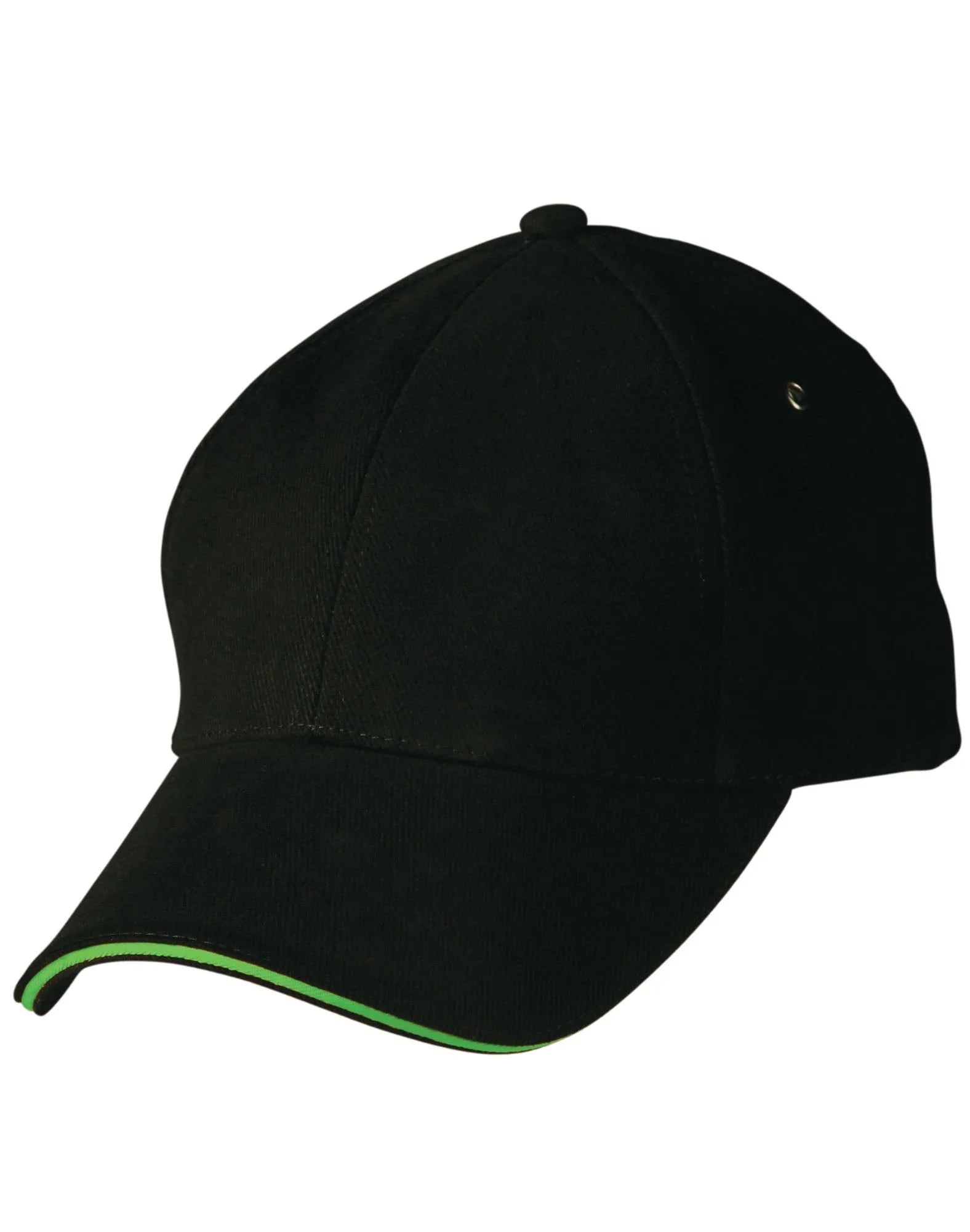 Heavy Brushed Cotton Structured Cap with Sandwich Peak CH18 - PrintaPromo