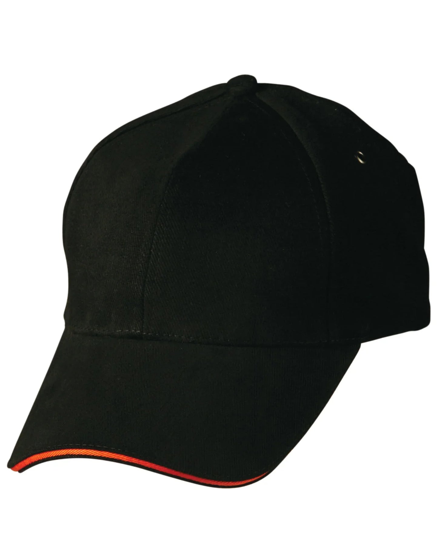 Heavy Brushed Cotton Structured Cap with Sandwich Peak CH18 - PrintaPromo