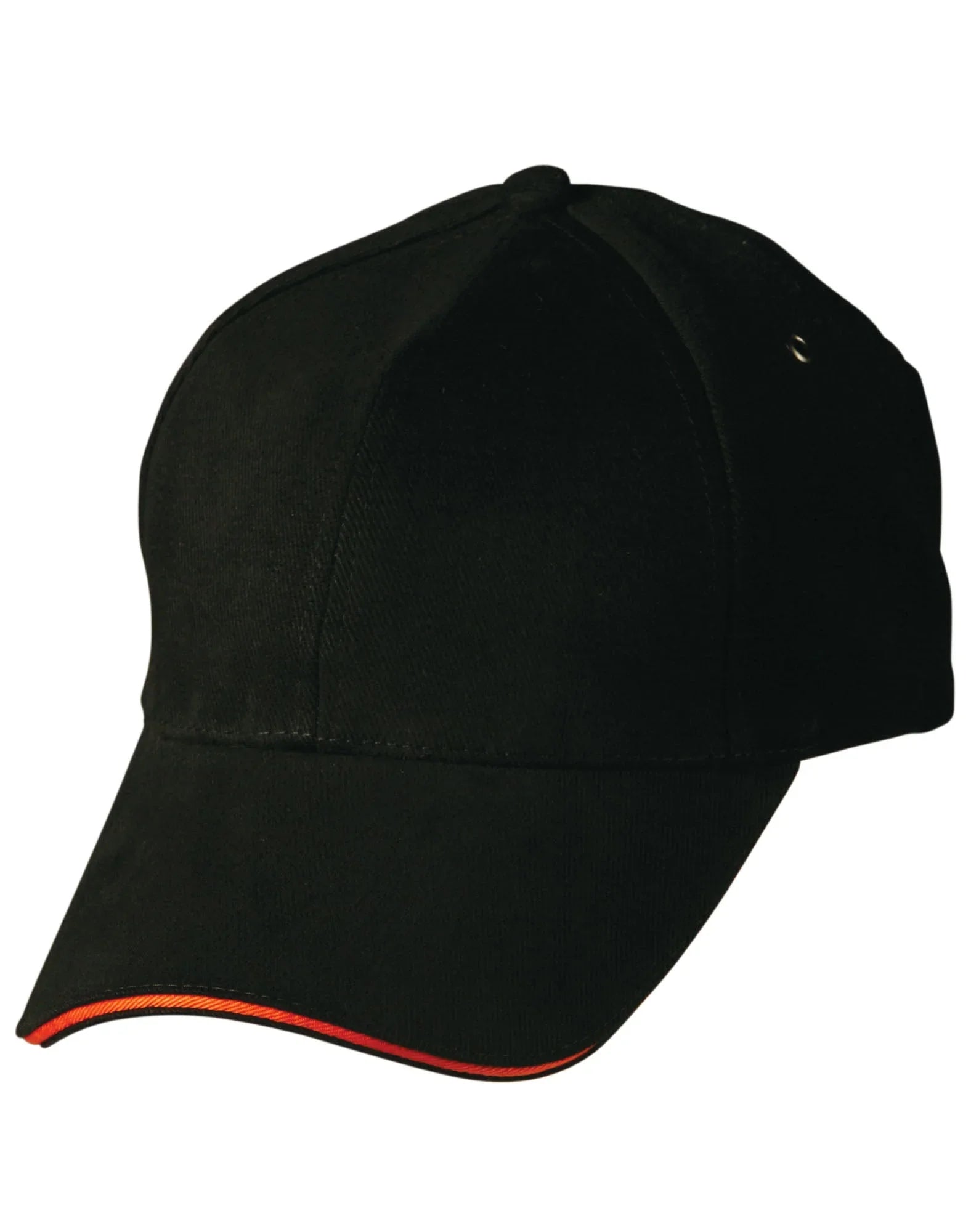 Heavy Brushed Cotton Structured Cap with Sandwich Peak CH18 - PrintaPromo