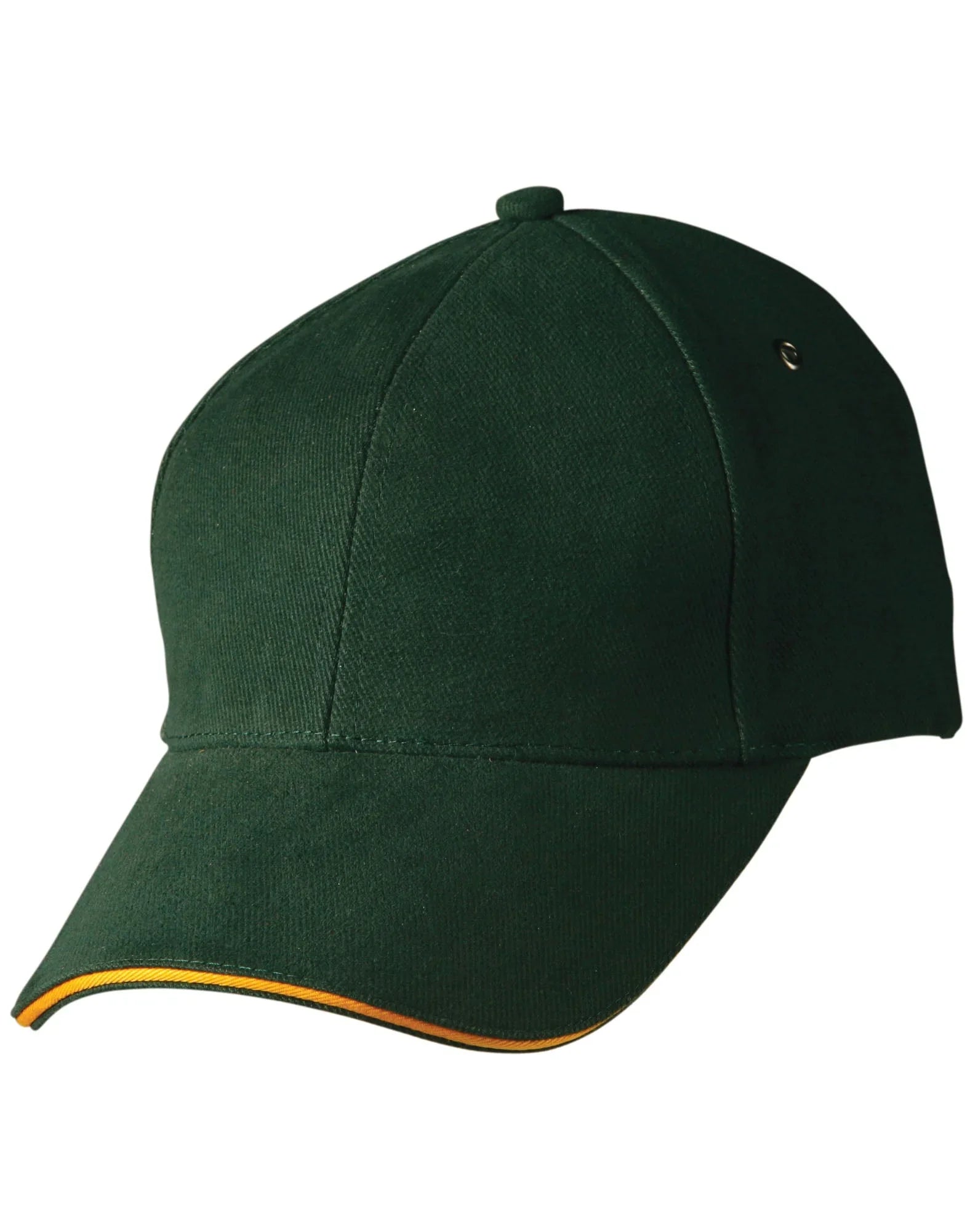 Heavy Brushed Cotton Structured Cap with Sandwich Peak CH18 - PrintaPromo
