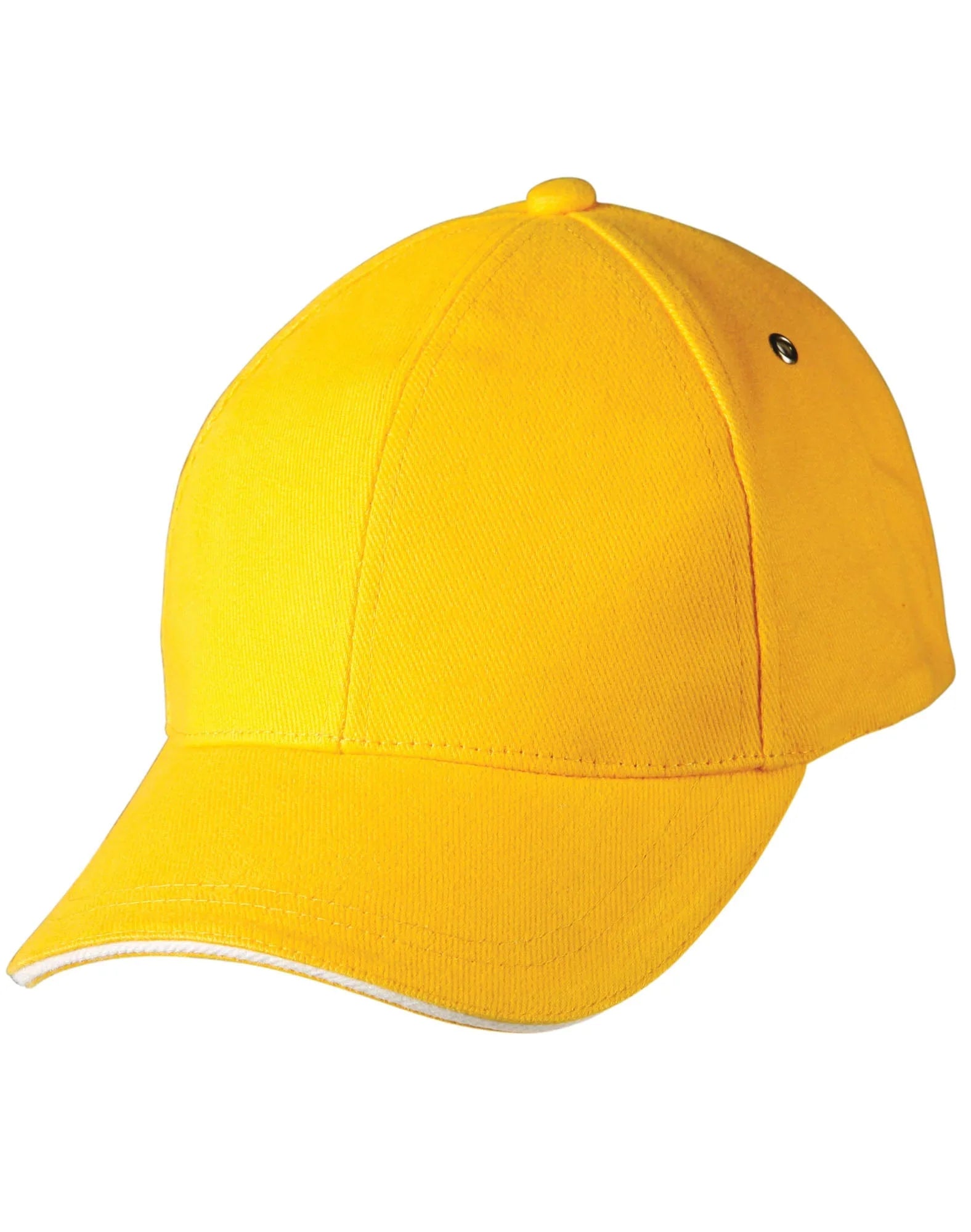 Heavy Brushed Cotton Structured Cap with Sandwich Peak CH18 - PrintaPromo