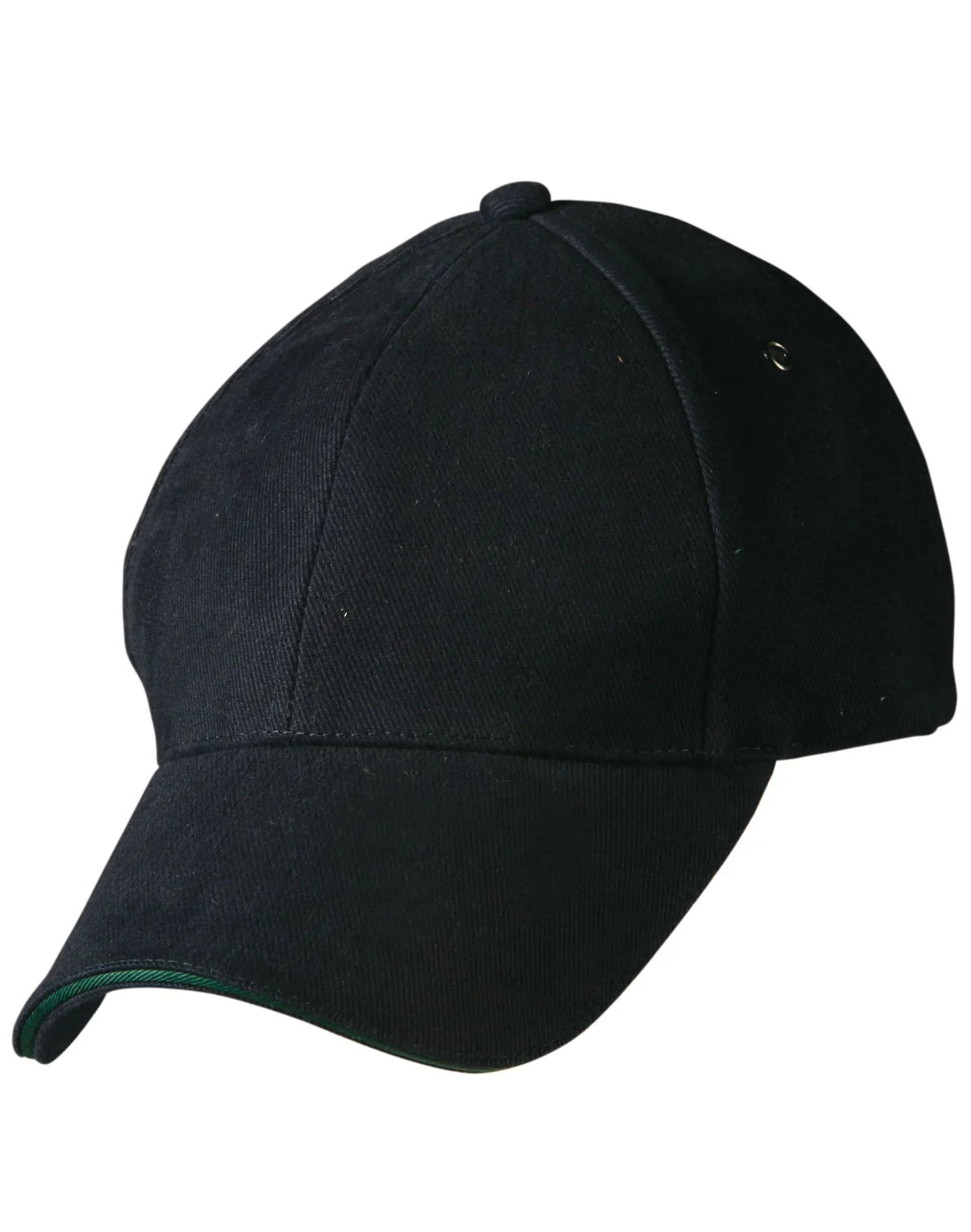 Heavy Brushed Cotton Structured Cap with Sandwich Peak CH18 - PrintaPromo