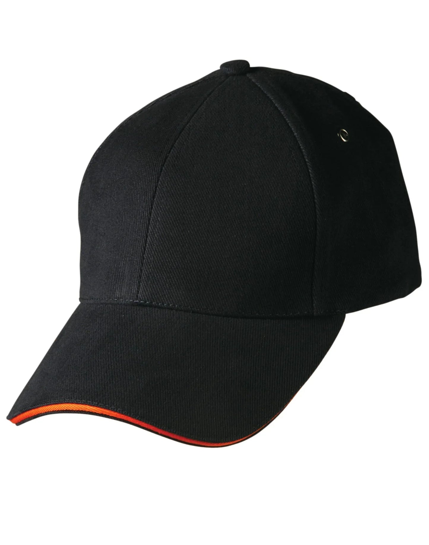 Heavy Brushed Cotton Structured Cap with Sandwich Peak CH18 - PrintaPromo