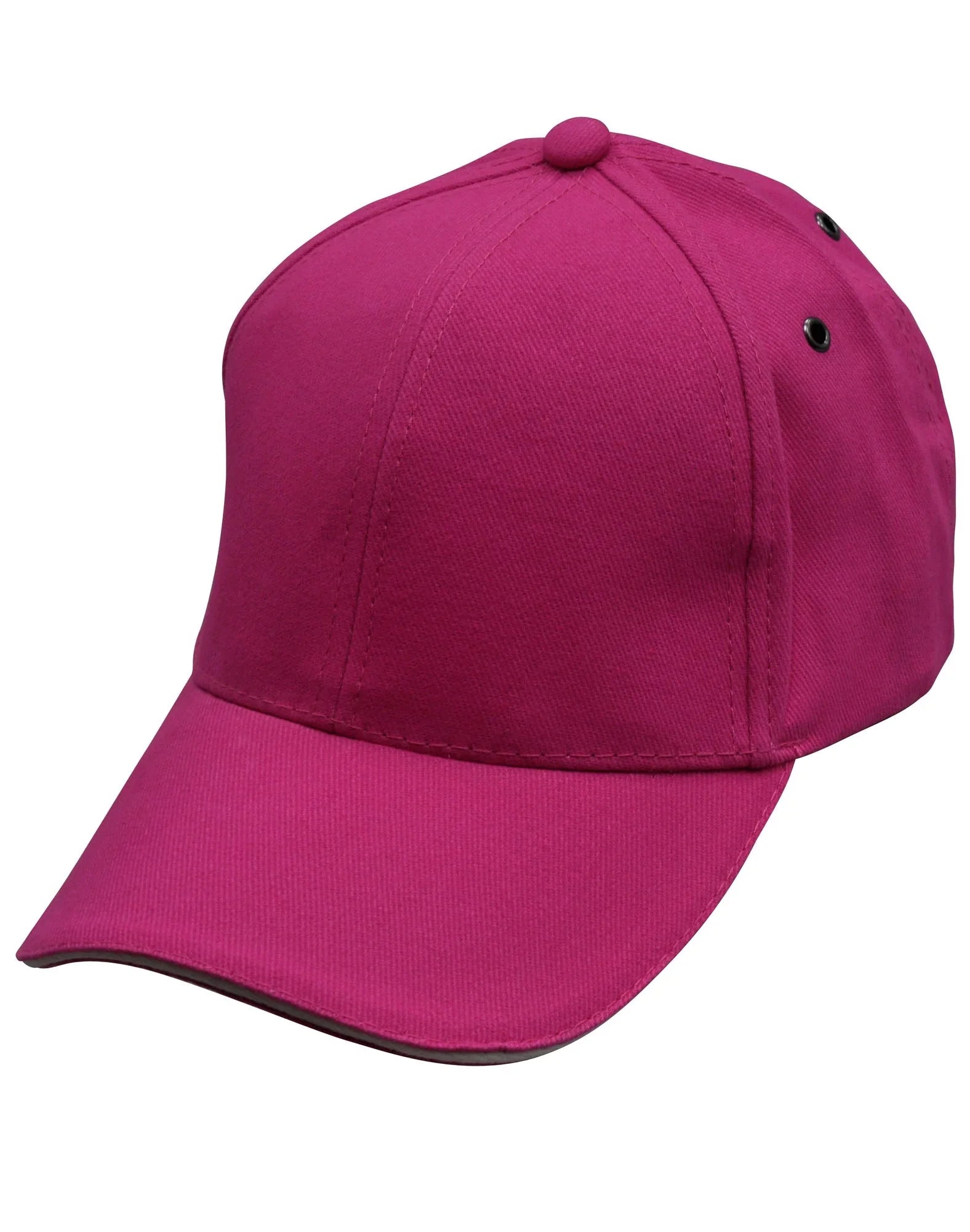 Heavy Brushed Cotton Structured Cap with Sandwich Peak CH18 - PrintaPromo