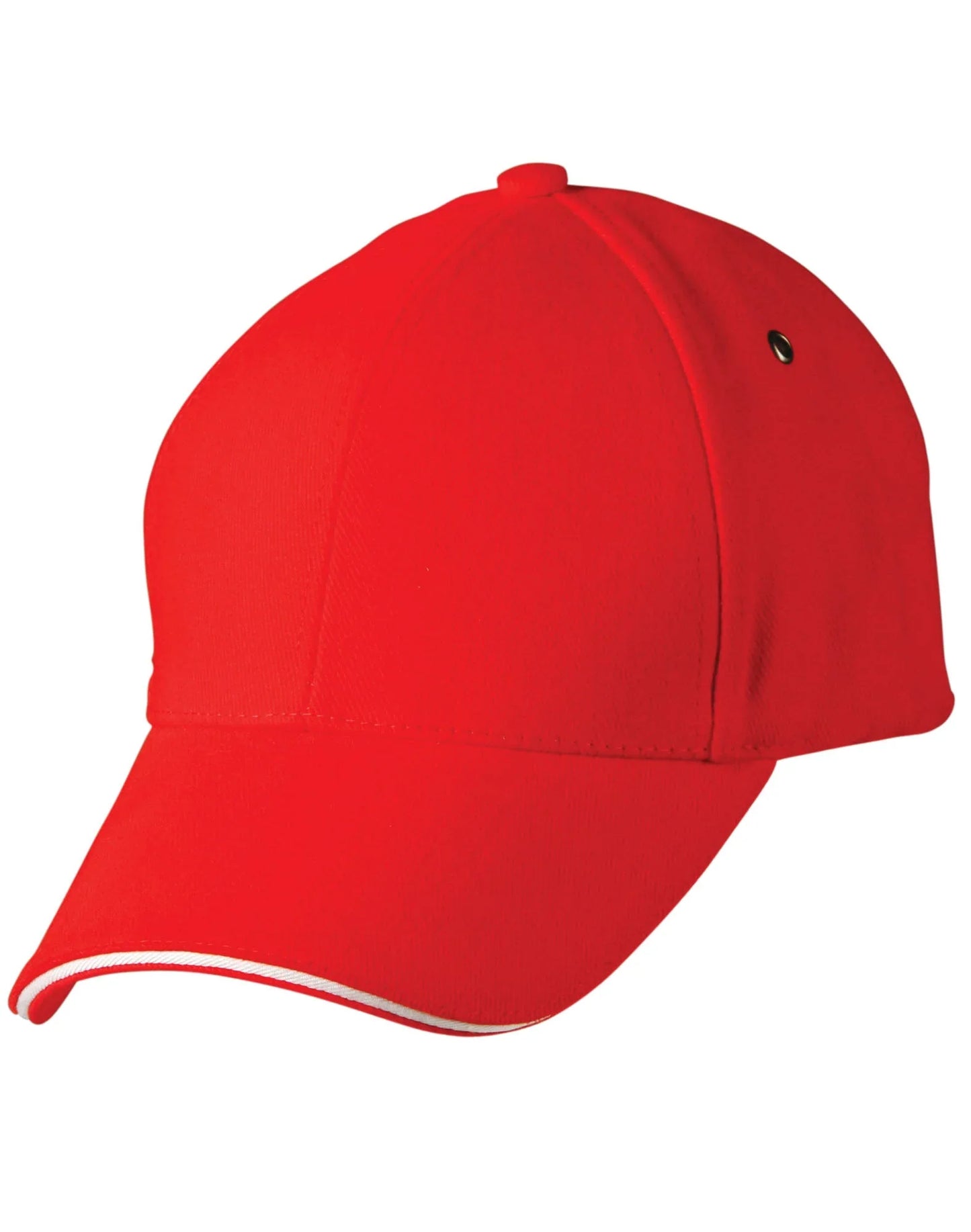 Heavy Brushed Cotton Structured Cap with Sandwich Peak CH18 - PrintaPromo