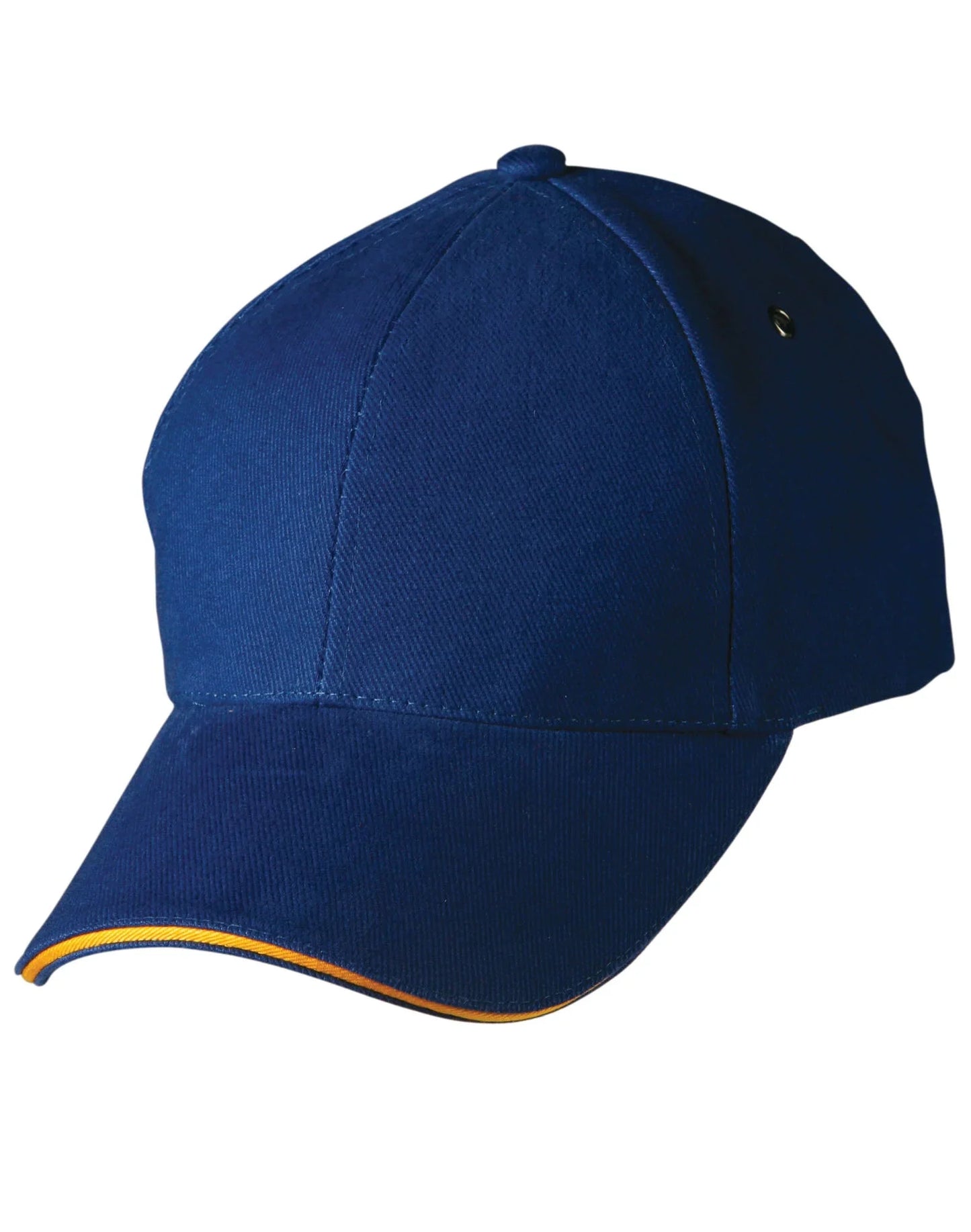 Heavy Brushed Cotton Structured Cap with Sandwich Peak CH18 - PrintaPromo
