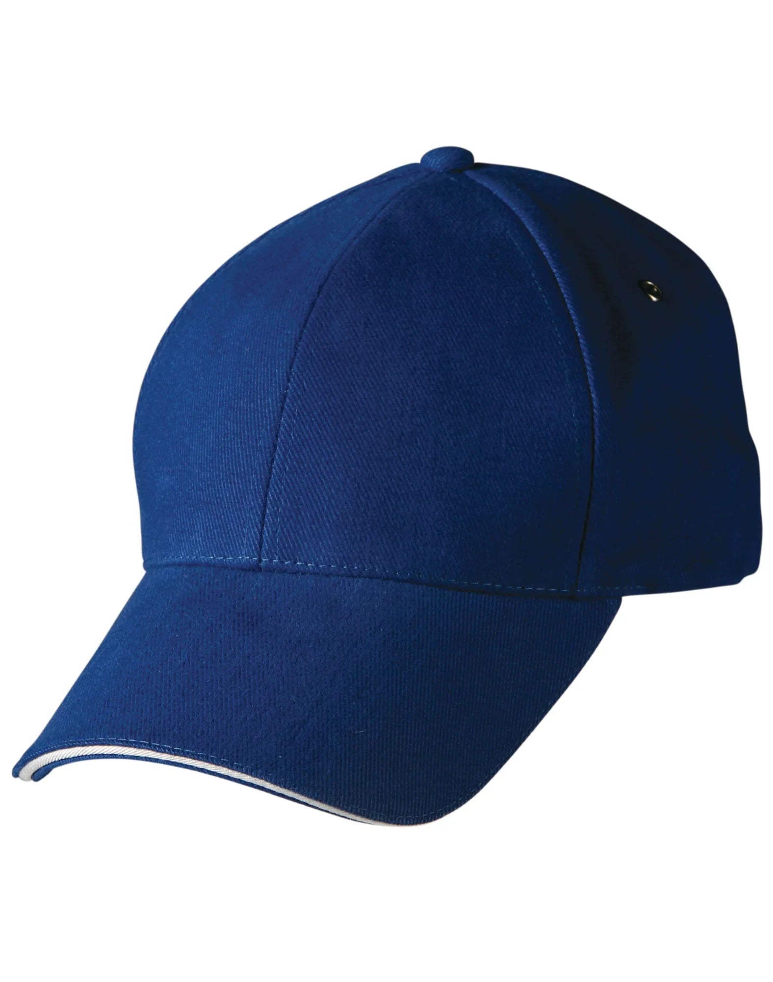 Heavy Brushed Cotton Structured Cap with Sandwich Peak CH18 - PrintaPromo