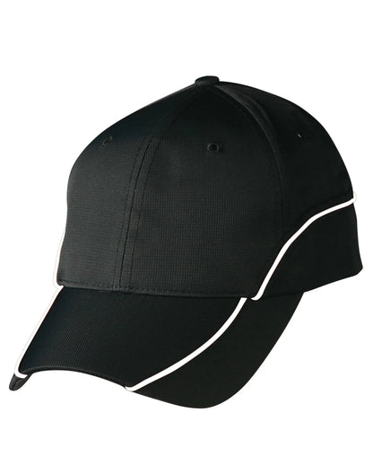 Nylon Ripstop Structured Cap With Polyester Mesh Lining And Contrast Trim. CH21 - PrintaPromo