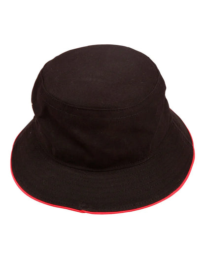Heavy brushed Cottoncontrast sandwich bucket hat CH31 - PrintaPromo