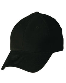 Heavy Brushed Cotton Structured Cap with Buckle on Back Closure CH35 - PrintaPromo