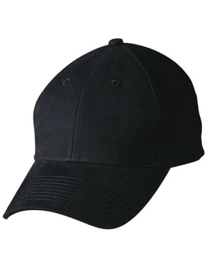 Heavy Brushed Cotton Structured Cap with Buckle on Back Closure CH35 - PrintaPromo