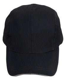 Lucky Bamboo Charcoal Cap with Reflective Sandwich and Back Strap CH48 - PrintaPromo
