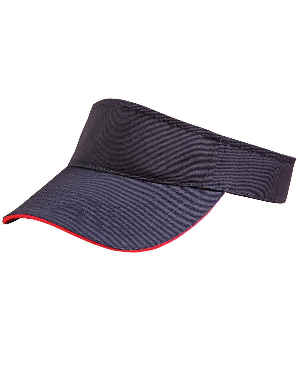Polo Twill Visor With Or Without Sandwich, Crossover Velcro CH49 - PrintaPromo