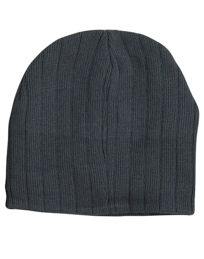 Cable Knit Beanie With Fleece Headband CH64 - PrintaPromo