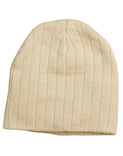 Cable Knit Beanie With Fleece Headband CH64 - PrintaPromo