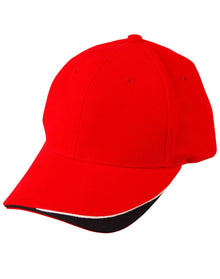 Triple Sandwich Heavy Brushed Cotton Cap CH68 - PrintaPromo