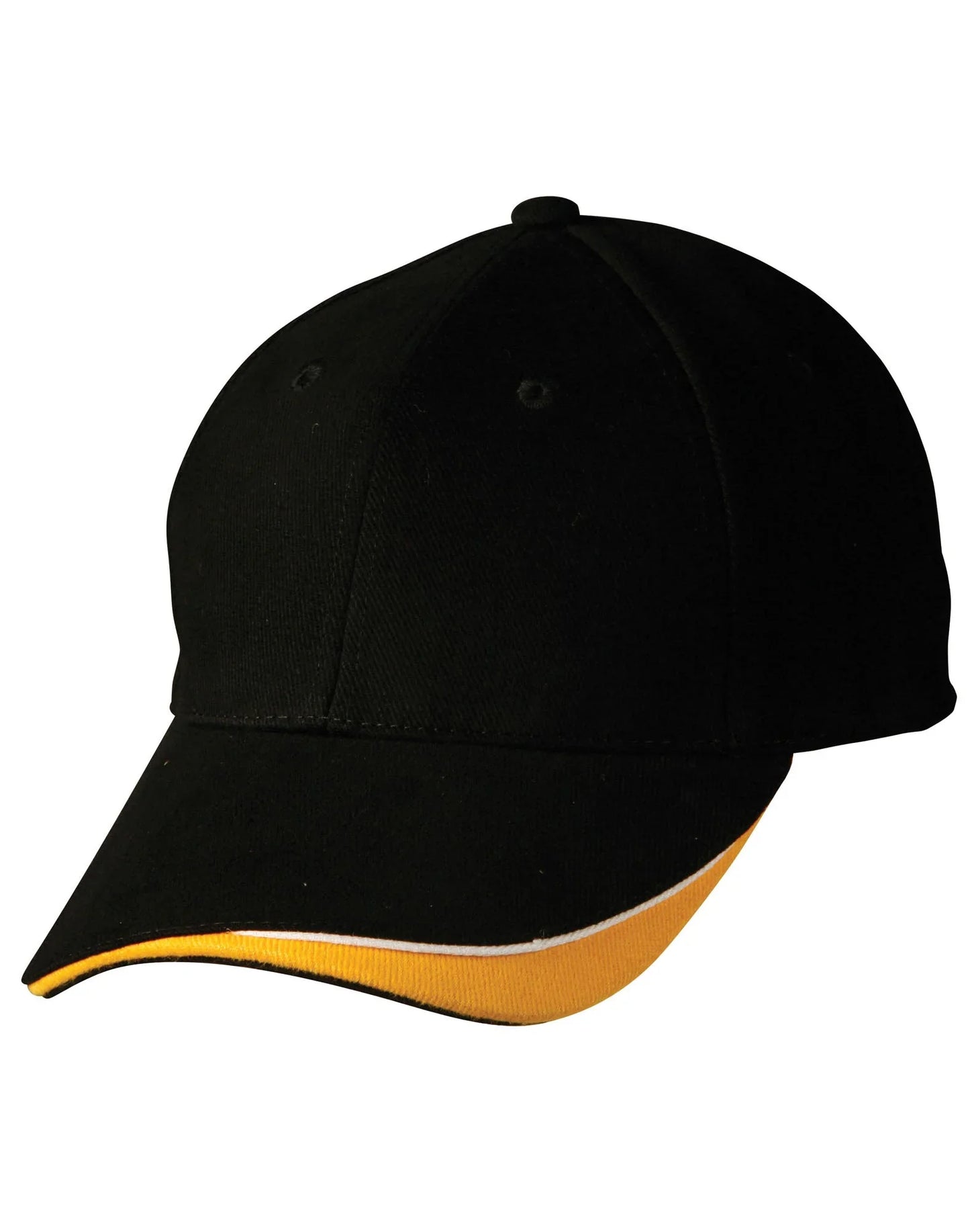 Triple Sandwich Heavy Brushed Cotton Cap CH68 - PrintaPromo