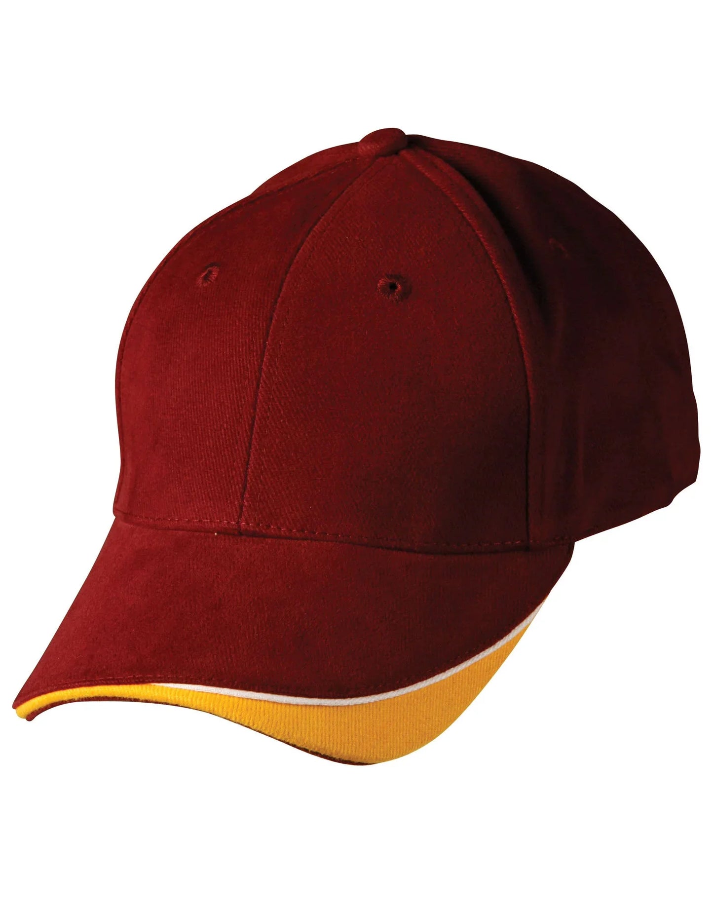 Triple Sandwich Heavy Brushed Cotton Cap CH68 - PrintaPromo