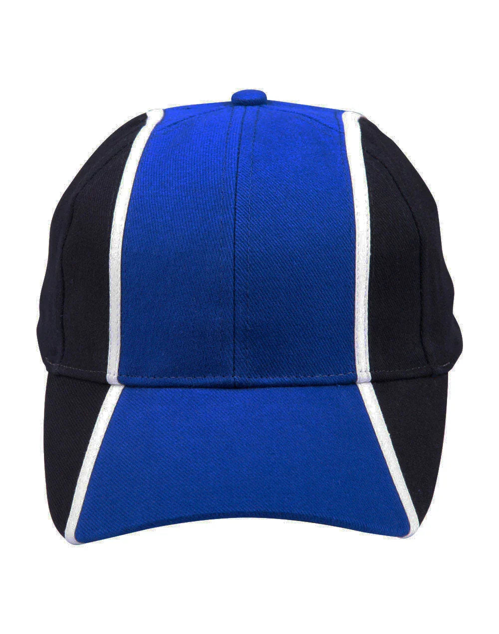 Heavy Brushed Cotton Tri-colour Baseball Cap CH83 - PrintaPromo